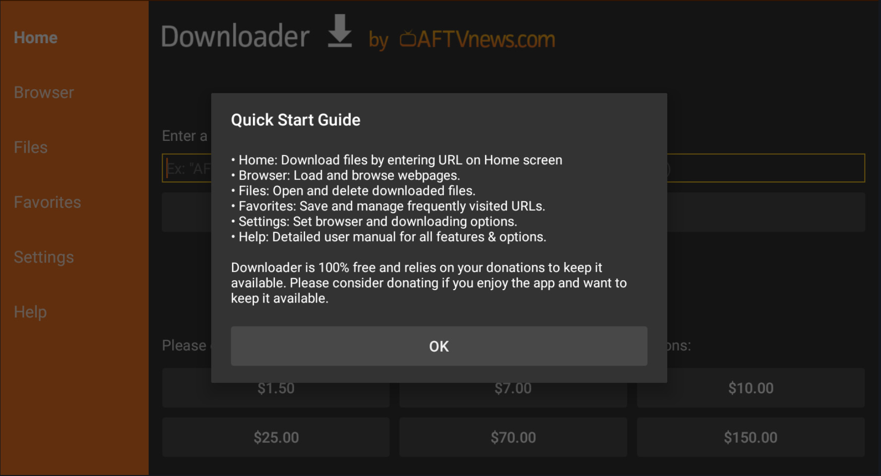 Downloader by aftvnews app android tv app 