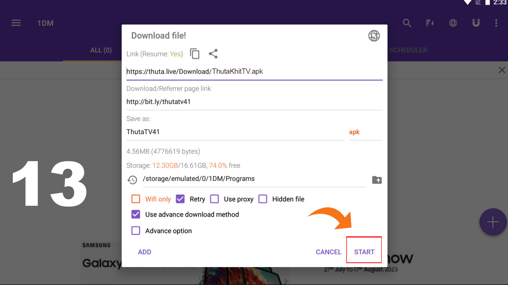 Android box 1dm downloader app thuta khit blog